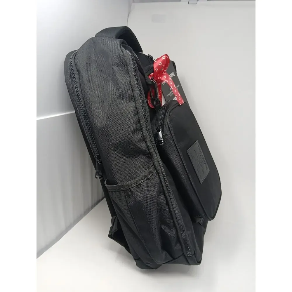 True Religion Computer Backpack Dome Style Black TR104863 & BONUS Tech Kit. NWT